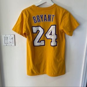Adidas Kobe Bryant Shirt Tee T-Shirt 24 Lakers Los Angeles S Basketball Jersey